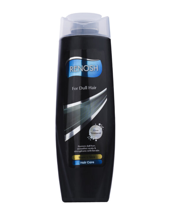  A shine-boosting shampoo with keratin that gently cleanses, strengthens, and restores natural shine to dull, lifeless hair.